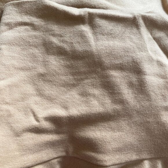 American Apparel Cotton Medium Beige/Nude Turtleneck - Picture 7 of 9